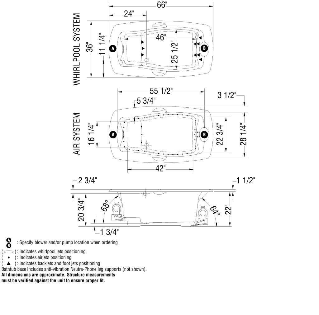 MAAX LIVING 66" x 36" ACRYLIC OVAL DROPIN BATHTUB OPTIONAL WHIRLPOOL eBay