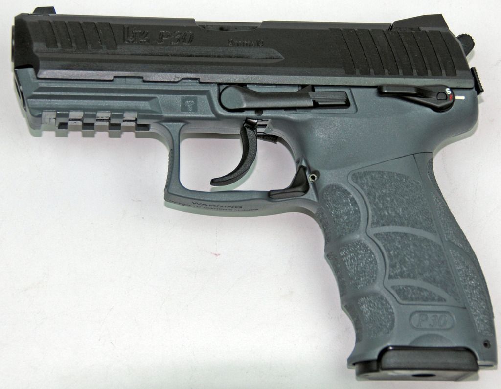 Heckler & Koch HK P30S V3 9mm 15Rd 2 Mags Grey Semi Auto Pistols at