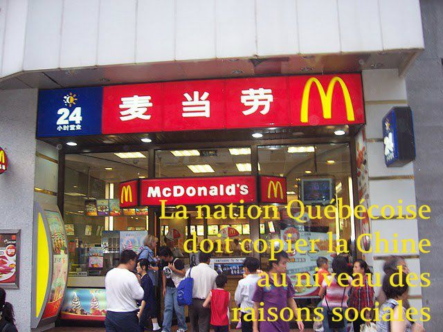 En Chine les multinationales  respectent la culture locale.