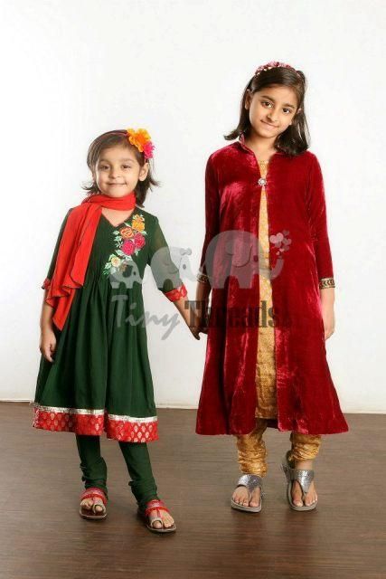 Tiny Threads Latest Eid Wedding Dresses 2013 Kids 16 - Kids Wear Summer Garment 2013 By Tiny