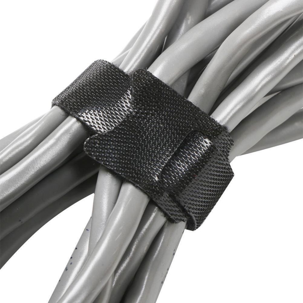 30pcs Nylon Velcro Cable Ties Fastening Cable with Reusable Hook and