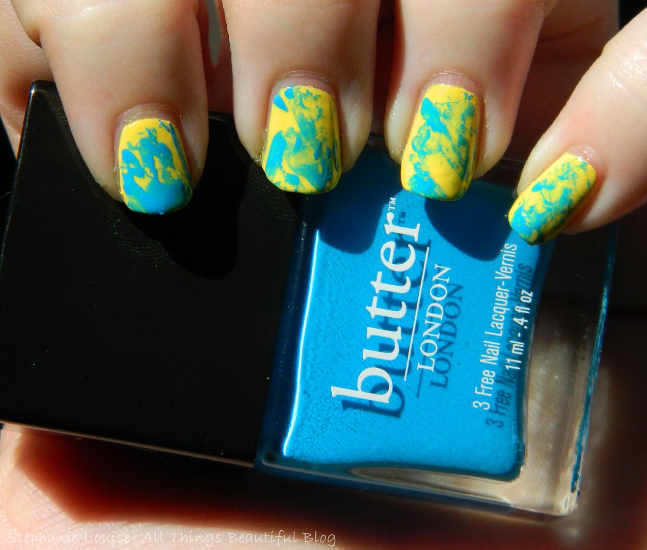 Butter London Cheeky Chops & Keks Saran Wrap Manicure!