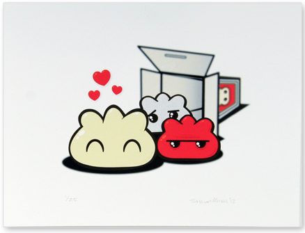 Shawnimal's "Triple Dumpling Takeout" Print