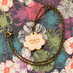 "Beejeweled" Nerdy Cloud Necklace by LunaBee