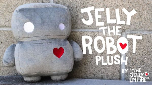 Jelly The Robot Plush Kickstarter