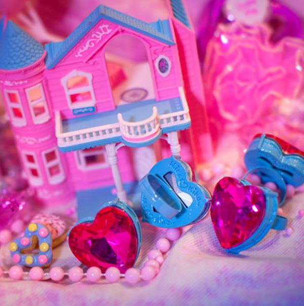 Miss Kika Dream House Princess Heart Rings
