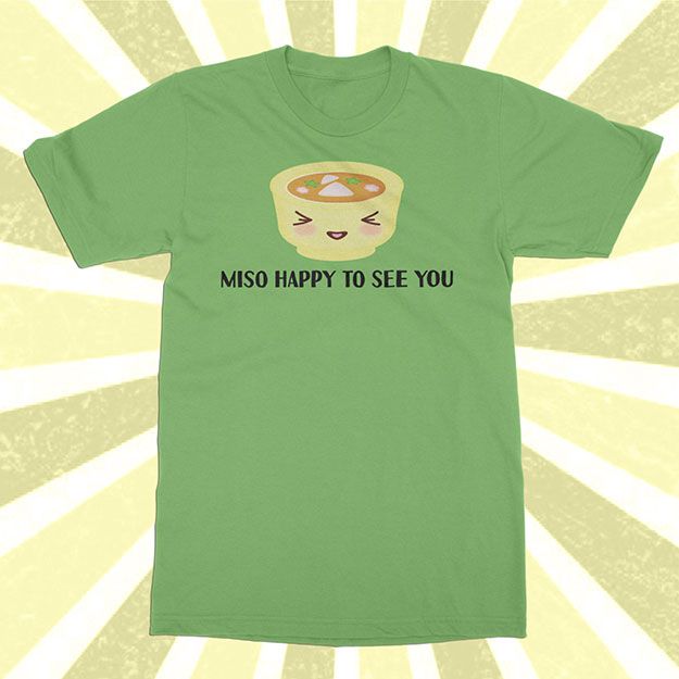 Etsy Sundays: Power Rocket Shirt Company Miso Happy To See You Shirt
