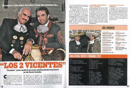 “Los 2 Vicentes” en la revista Furia Musical