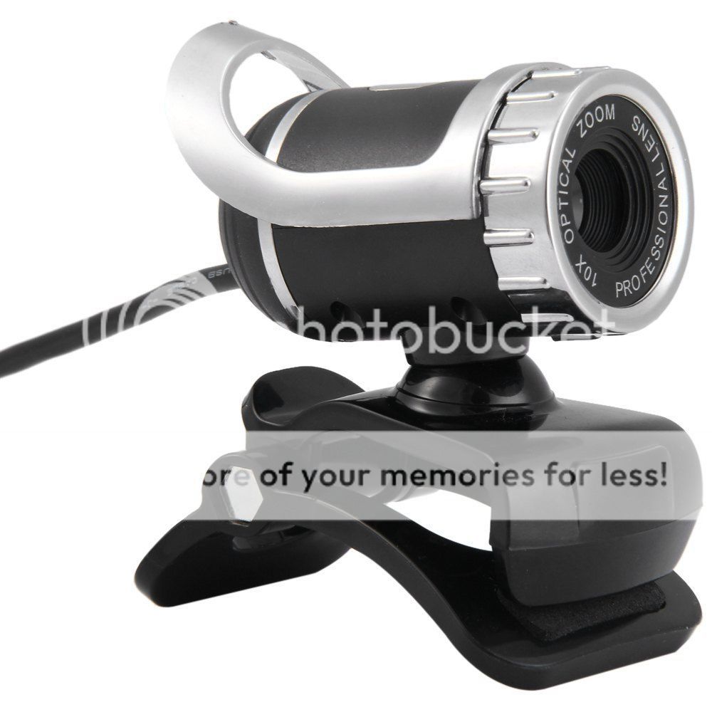 360°USB 2.0 1080P HD WebCam Web Camera with MIC Adjustable ...