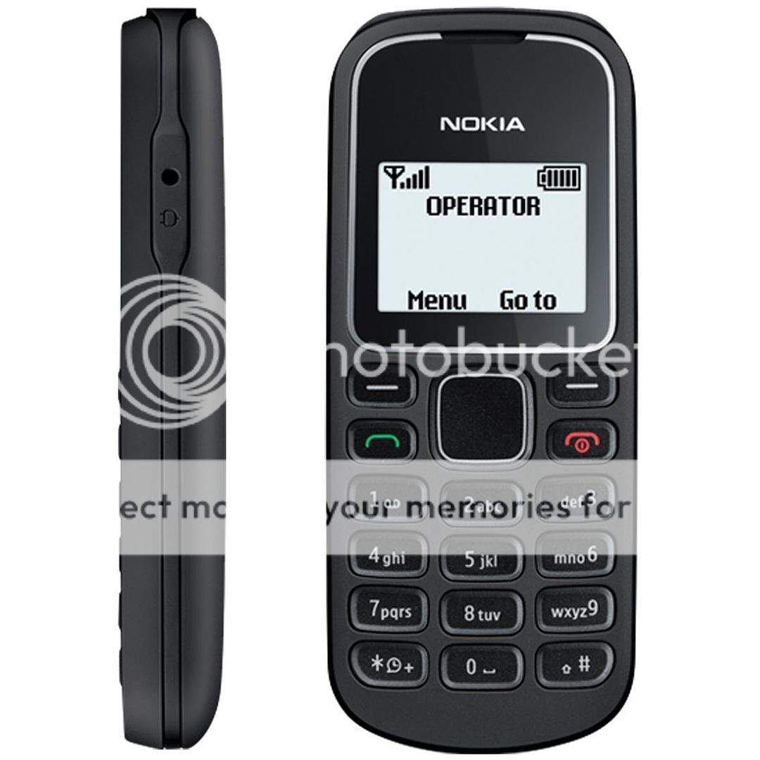 New Condition Nokia 1280 (Black) Unlocked Sim Free Simple Basic Mobile