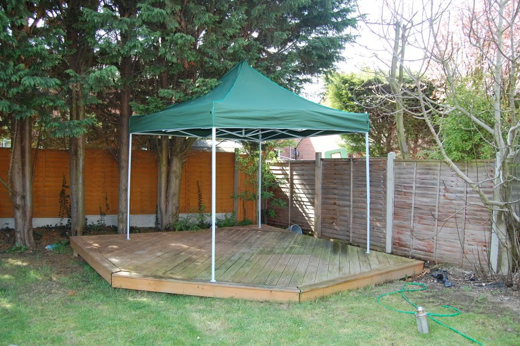 New Pop up Instant waterproof Gazebo Tent Awning, Smoking Shelter 3x3m ...