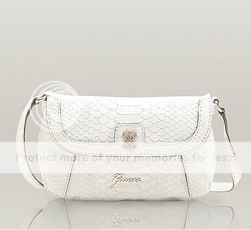 NEW GUESS Confession Mini Cross Body VG332878 WHITE, NWT  