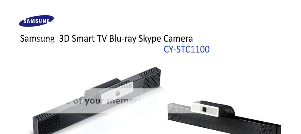 Samsung 3D Smart TV Blu ray Skype Camera CY STC1100  